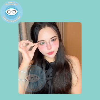 Gọng kính kim loại mã 6228